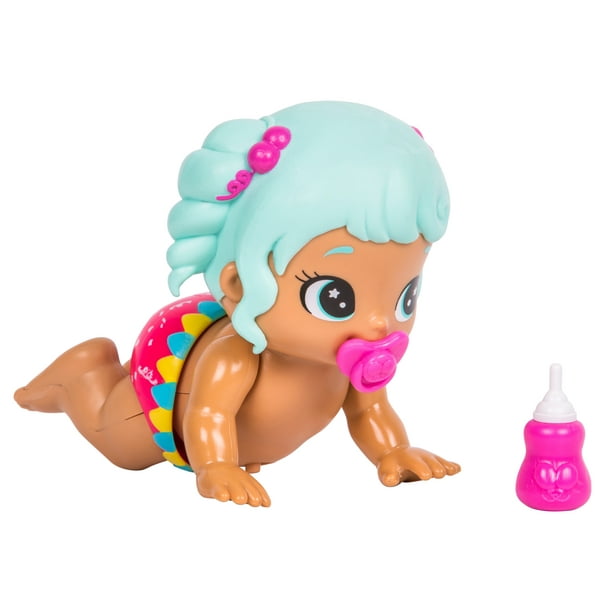 Little Live Pets Bizzy Bubs Poppy Baby Doll Toy Walk Talk & Crawl Bottle for sale online